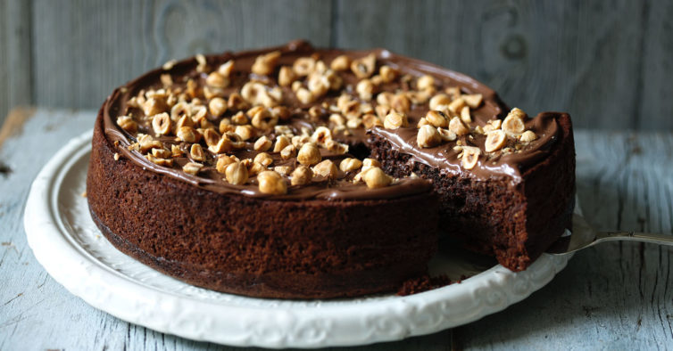 Bolo de Nutella caseira
